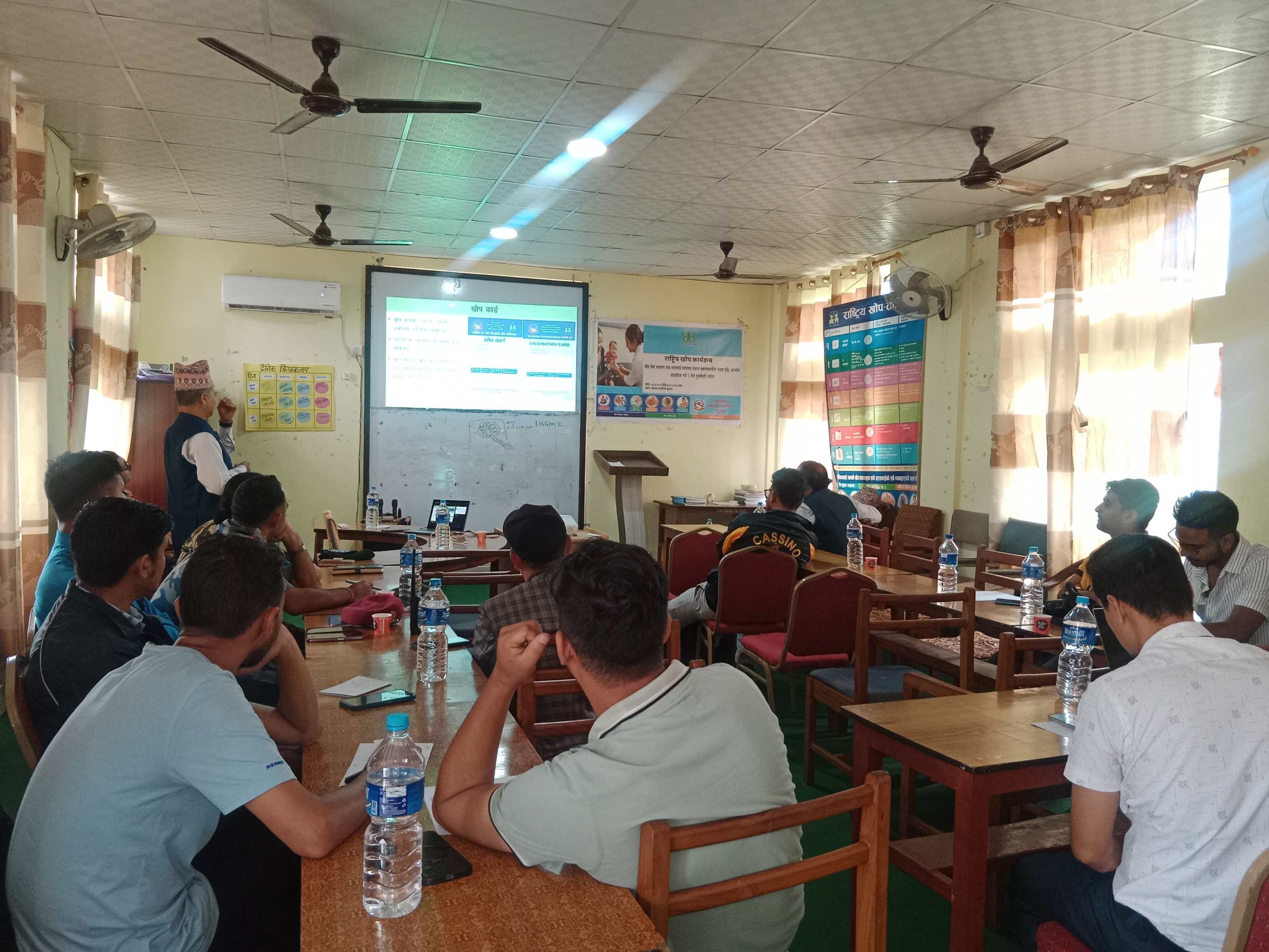 प्यूठानमा पुन : १८ हजार डोज कोभिड खोप लगाइदै