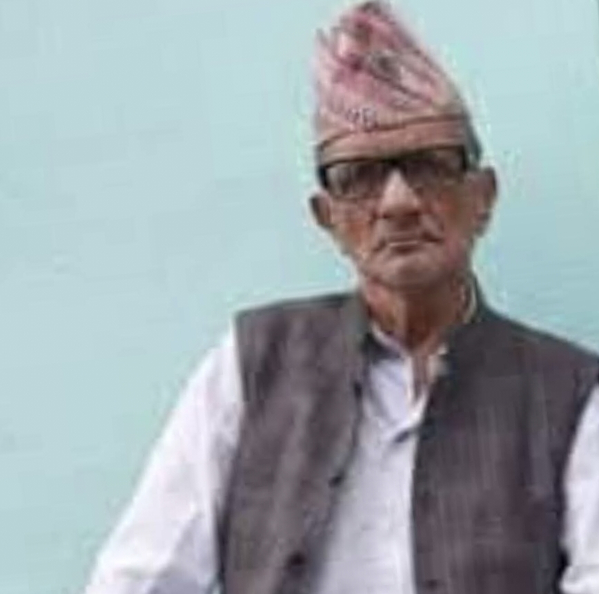 राष्ट्रिय भूमी आयोगका केन्द्रीय अध्यक्ष रिजाललाई पितृ शोक