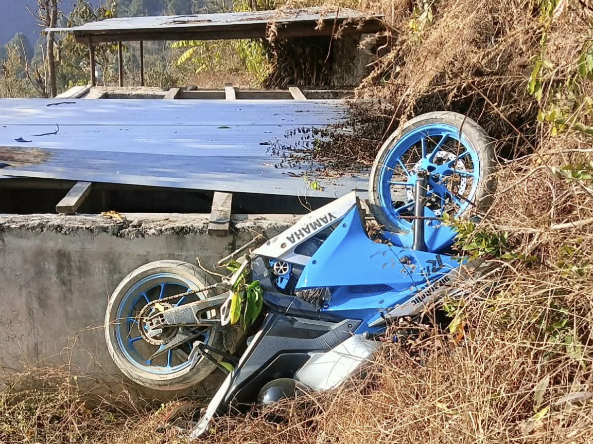 मोटरसाइकल दुर्घटनामा एक युवकको मृत्यु 