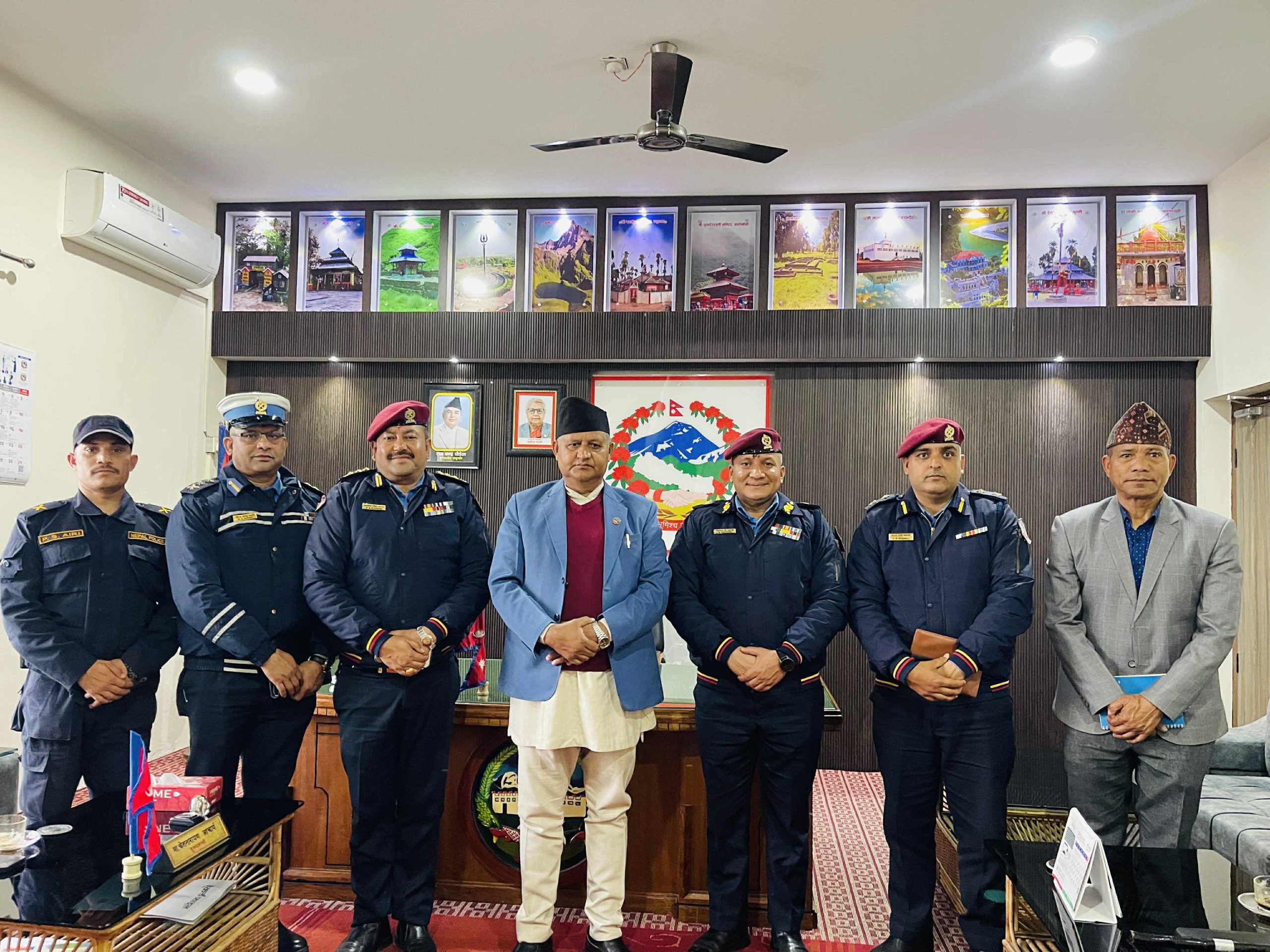 निर्वाचन लक्षित सुरक्षा सुदृढीकरणबारे मुख्यमन्त्री र प्रदेश प्रहरी प्रमुखबीच छलफल