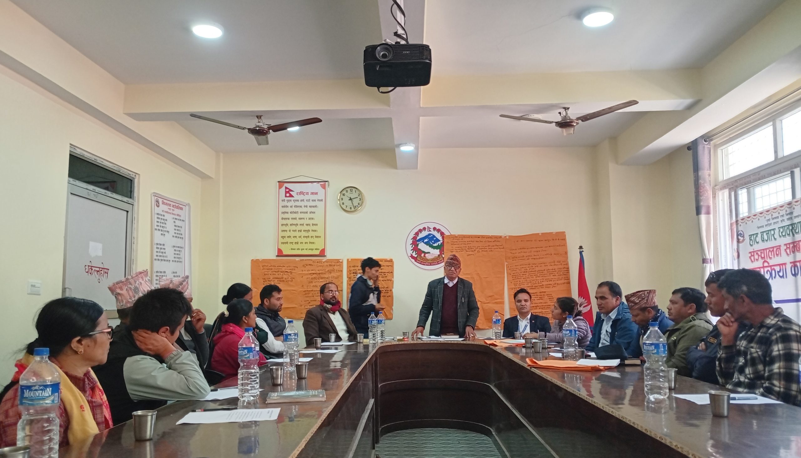 झिमरुकको मच्छिमा हाटबजार व्यवस्थापन र सञ्चालन गर्न अन्तरक्रिया