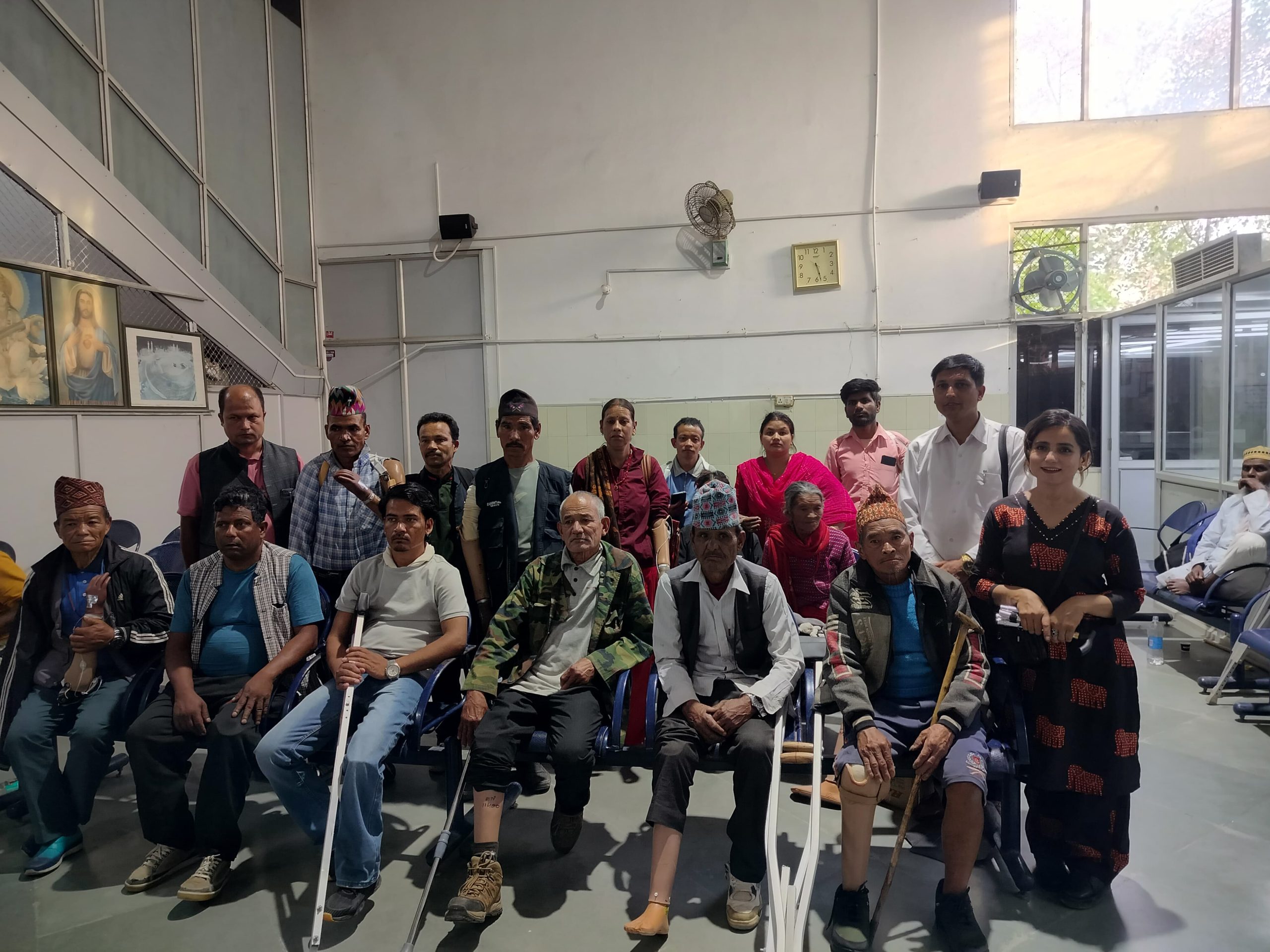 गौमुखीका १६ जनाको कृतिम हातखुट्टा राखियो