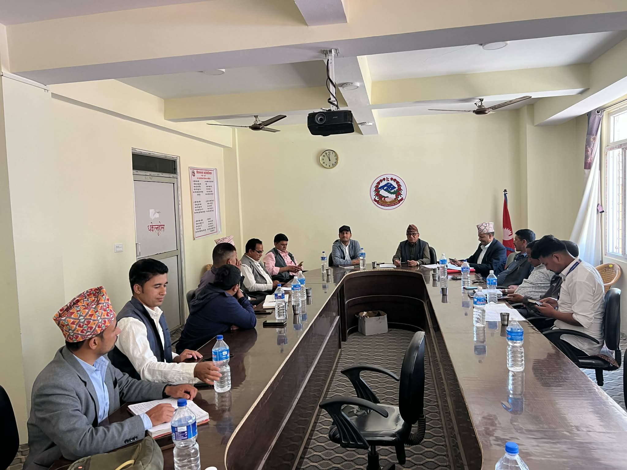 झिमरुकमा सम्भावित विपद जन्य घटना न्यूनीकरण गर्न छलफल