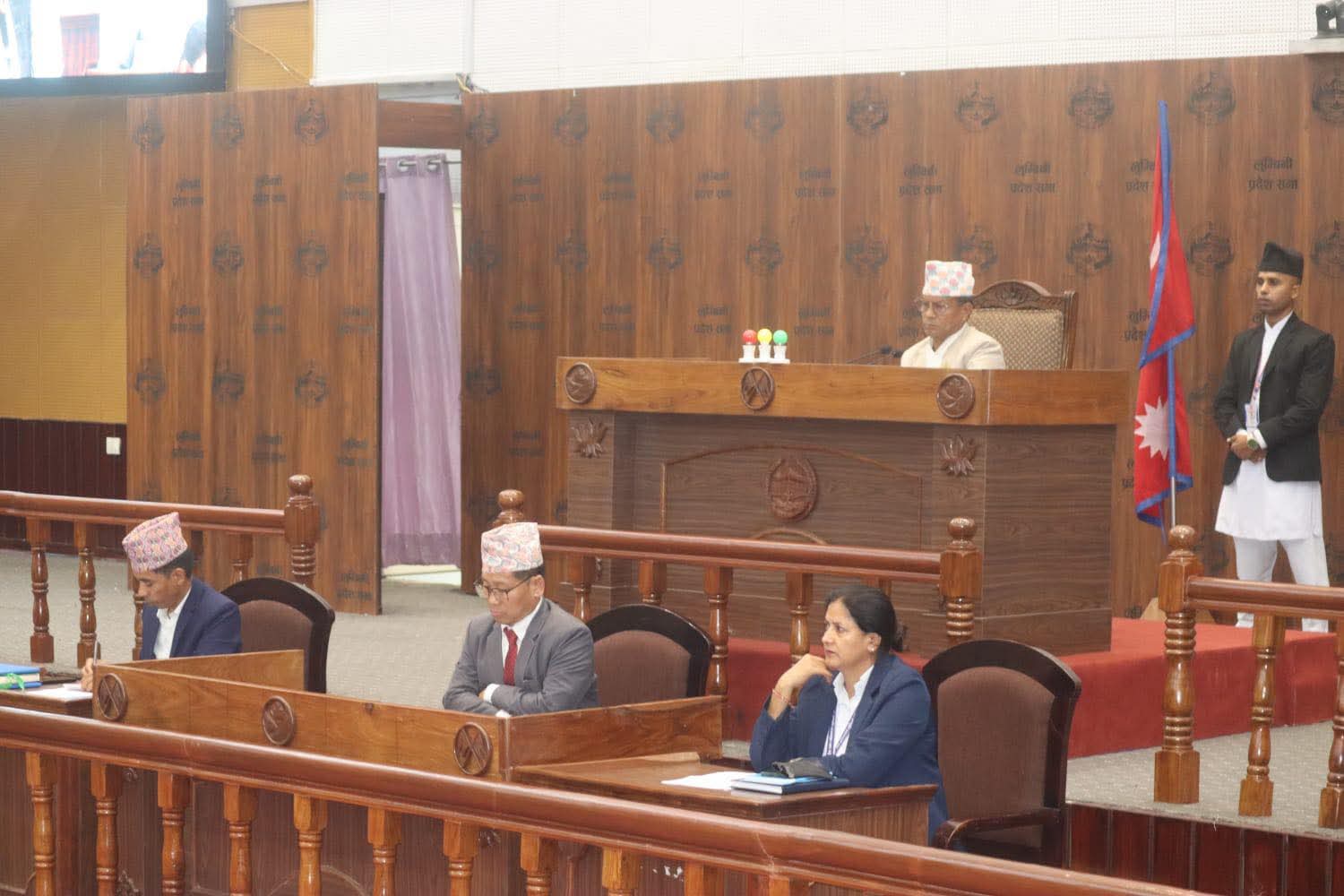 लुम्बिनीमा विनियोजन विधेयकका सिद्धान्त र प्राथमिकतामाथिको छलफल सकियो
