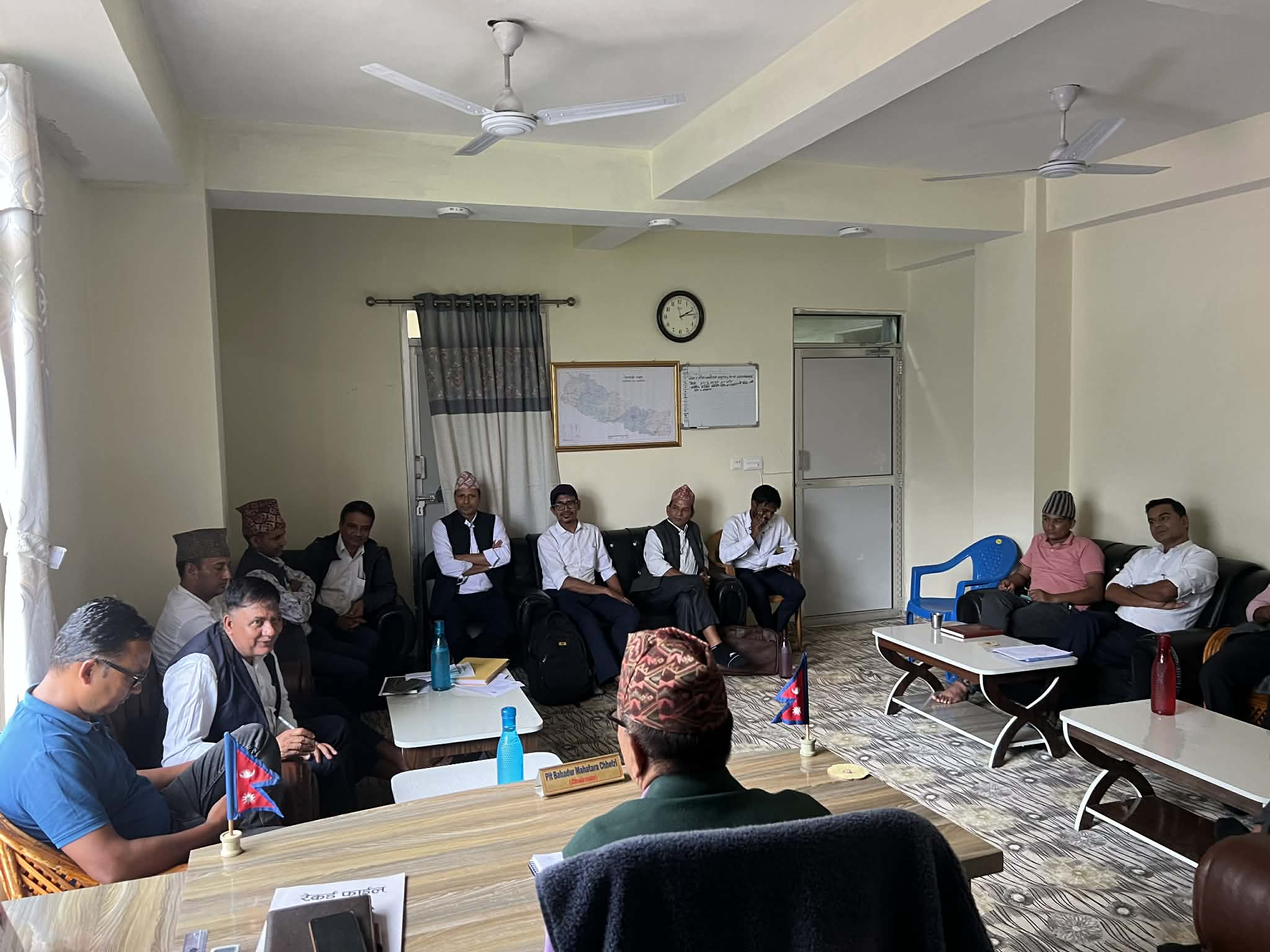 झिमरुकमा संघ र प्रदेश मातहतका कार्यालय बिच योजना कार्यान्वयन बारे समन्वयात्मक बैठक सम्पन्न