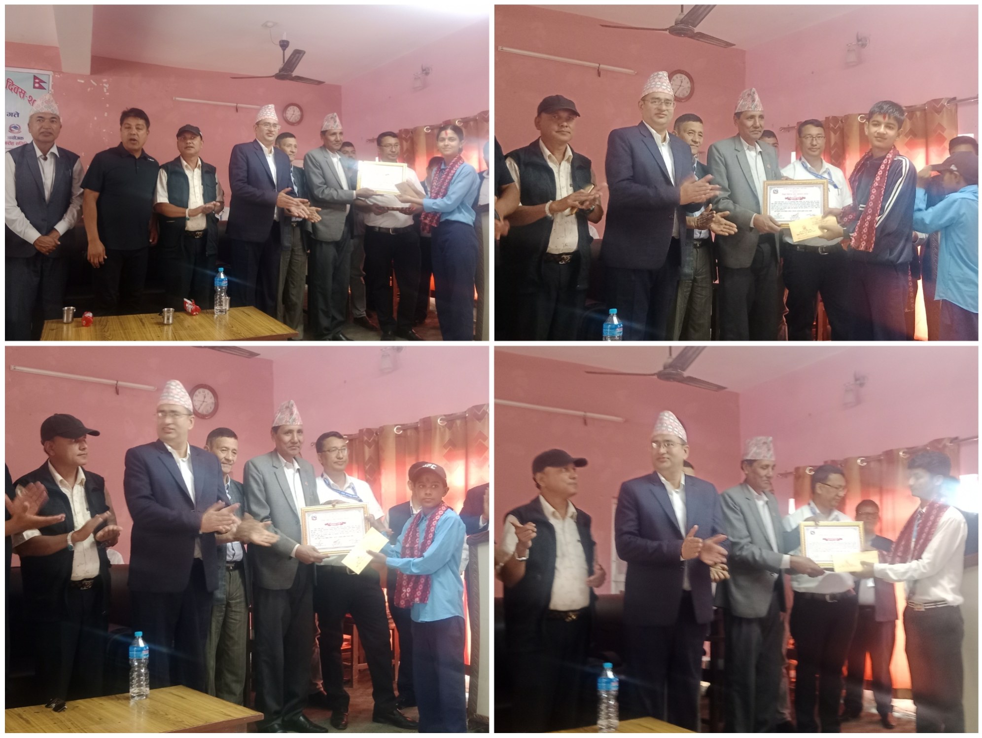 राष्ट्रिय शिक्षा दिवस २०८३ मा उत्कृष्ट विद्यार्थी र शिक्षक सम्मानित