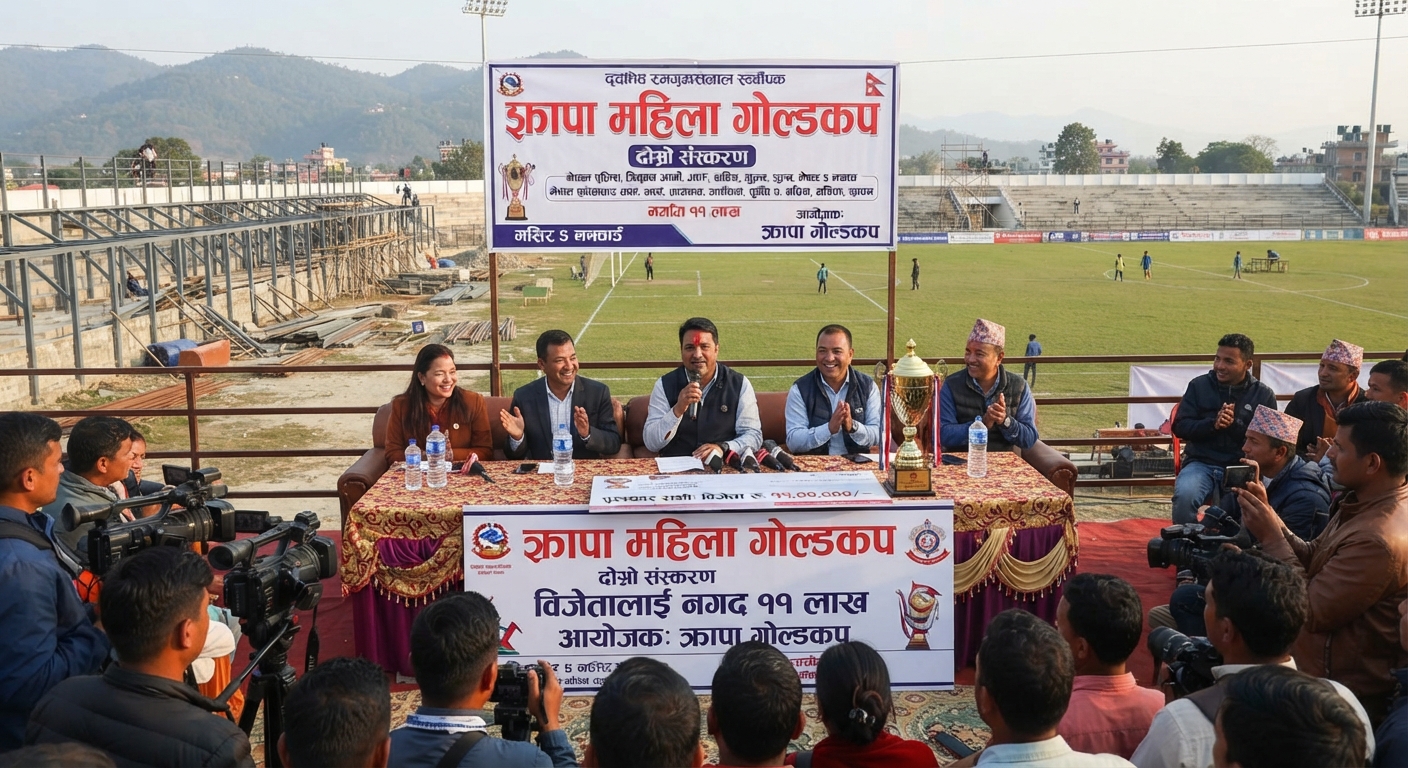 झापा महिला गोल्डकपको विजेताले नगद ११ लाख पाउने